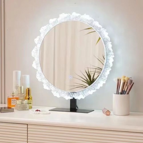 Large Icebarg Hollywood Makeup Mirror Bathroom Home Decor Luxury Art Frame  Decoration Modern Dingju  Makeup Mirror