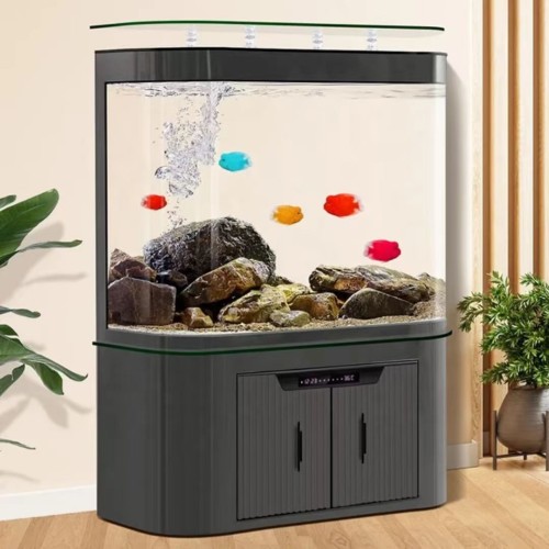 Rectangular European - Style Screen Bottom Cabinet Ecological Aquarium Bottom Filter Glass Dinghju Fish Farming Tank